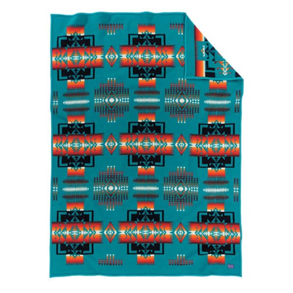 ペンドルトン チーフジョセフ ムチャチョ ブランケット（ターコイズ）/Pendleton Chief Joseph Muchacho Blanket( Turquoise) ブランケットホーム