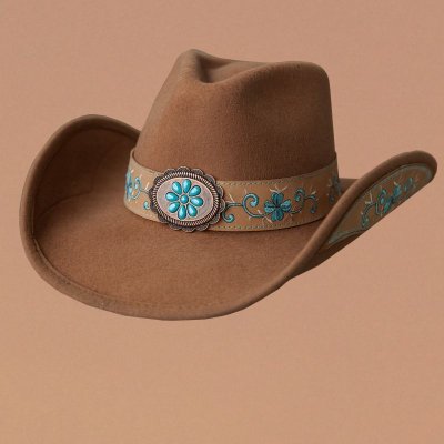 画像1: ブルハイド カウガール ウール ハット オールフォーグッド（レディース・キャメル）S/Bullhide Wool Cowgirl Hat(All For Good/Camel)