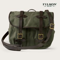 画像1: フィルソン ミディアム フィールド バッグ・ラージ ショルダー バッグ（オッターグリーン）/Filson Medium Field Bag(Otter Green) (1)