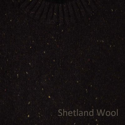 画像2: ペンドルトン シェトランド ウール セーター（ブラウン）XS/Pendleton Shetland Wool Sweater Brown