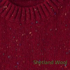 画像2: ペンドルトン シェトランド ウール セーター（レッド）S/Pendleton Shetland Wool Sweater Red (2)
