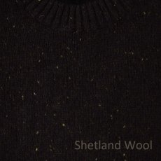 画像2: ペンドルトン シェトランド ウール セーター（ブラウン）XS/Pendleton Shetland Wool Sweater Brown (2)