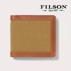 画像1: フィルソン ラギット ツイル パッカー ウォレット（タン）/Filson Rugged Twill Packer Wallet(Tan) (1)