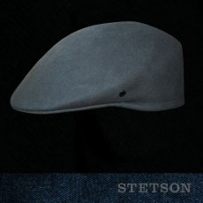 画像1: ステットソン ウール ドライビング キャップ（グレー）/Stetson Wool Driving Cap(Grey) (1)