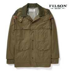 画像1: フィルソン ライトウェイト ドライクロス クルーザー（マーシュオリーブ）/Filson Lightweight Dry Cloth Cruiser(Marsh Olive) (1)