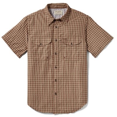 画像2: フィルソン 半袖 シャツ（ブリック・タンプラッド）XS/Filson Twin Lakes Short Sleeve Sport Shirt(Brick/Tan Plaid)