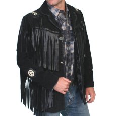 画像4: ウエスタン レザー フリンジ ジャケット（ブラウン）/Western Leather Fringe Jacket (4)