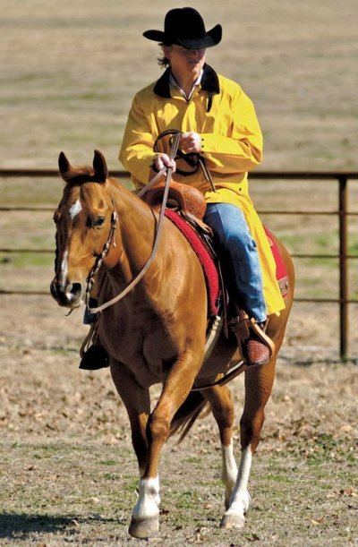 画像2: サドルスリッカー・乗馬用レインコート（イエロー）/M&F Western Products Double S Saddle Slicker(Yellow)