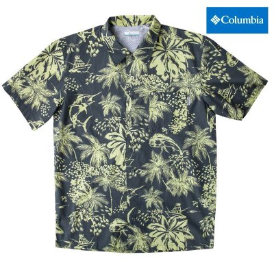 画像1: コロンビア 半袖 シャツ（ネオンライト）M/Columbia Sportswear Short Sleeve Shirt