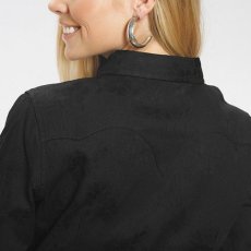 画像3: ステットソン フローラル ジャガード ウエスタンシャツ ブラック（長袖）S/Stetson Long Sleeve Western Shirt(Women's) (3)