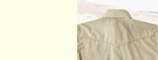 画像2: ローパー 刺繍 ウエスタンシャツ タン（長袖）大きいサイズ L（身幅約61cm）/Roper Long Sleeve Western Shirt (2)