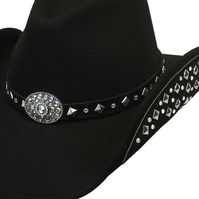 画像1: ブルハイド カウボーイハット レッツゲットラウド（ブラック）M/Bullhide Cowboy Hat Let's Get Loud(Black)