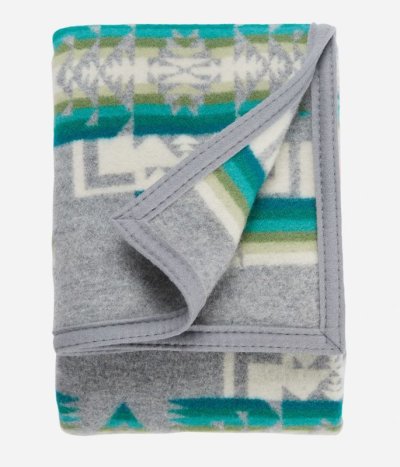 画像1: ペンドルトン チーフジョセフ ムチャチョ ブランケット（グレー）/Pendleton Chief Joseph Muchacho Blanket(Grey)