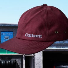 画像2: カーハート ロゴ キャップ（ワイン）/Carhartt Logo Cap(Wine) (2)