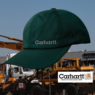 画像1: カーハート ロゴ キャップ（グリーン）/Carhartt Logo Cap(Green)