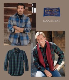 画像3: ペンドルトン ウール シャツ・ロッジ シャツ（長袖・スチュワートレッドタータン）/Pendleton Lodge Shirt (Stewart Red Tartan) (3)