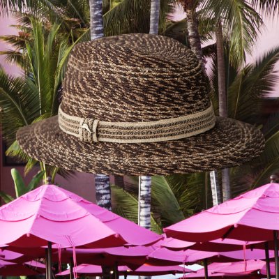 画像2: トミーバハマ  リゾートハット（ブラウン）ハットサイズ調整テープつき/Tommy Bahama Straw Hat(Brown)