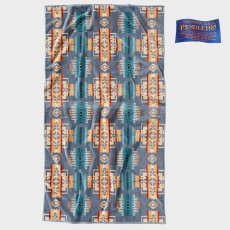 画像1: PENDLETON ペンドルトン ジャガードバスタオル（チーフジョセフ スレート）/Pendleton Chief Joseph Spa Towel(Slate) (1)