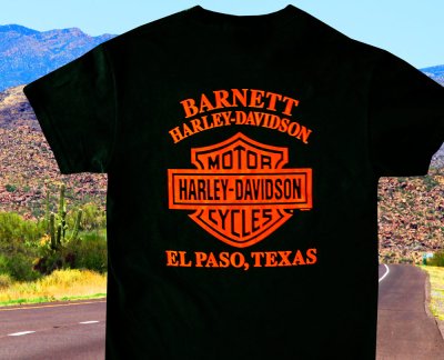 画像2: ハーレーダビッドソン アメリカンイーグル 半袖Tシャツ（ブラック）/Harley Davidson American Eagle Shortsleeve T-shirt(Black)