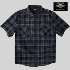 画像4: ハーレーダビッドソン 半袖シャツ（ブラック）S/Harley Davidson Shortsleeve Shirt(Black) (4)