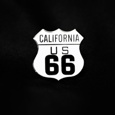 画像1: ルート66 ピンバッジ カリフォルニア/Pin California US Route 66