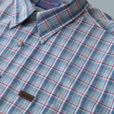 画像4: ペンドルトン 半袖 シャツ（ブループラッド）/Pendleton Plaid Shortsleeve Shirt(Blue) (4)