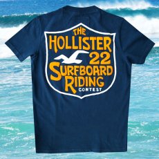 画像2: ホリスター 半袖 Tシャツ ネイビーM/Hollister Short Sleeve T-Shirt HOLLISTER 22 SURFBOARD RIDING CONTEST (2)