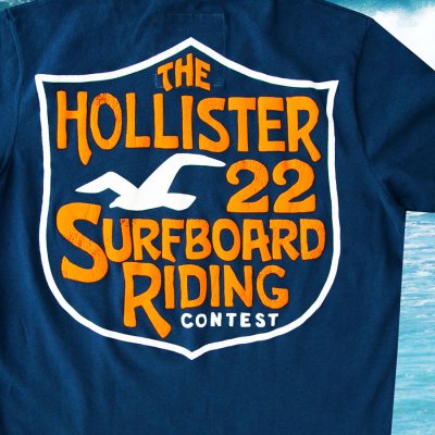 画像3: ホリスター 半袖 Tシャツ ネイビーM/Hollister Short Sleeve T-Shirt HOLLISTER 22 SURFBOARD RIDING CONTEST