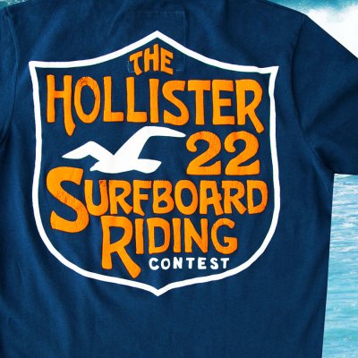 画像3: ホリスター 半袖 Tシャツ ネイビーM/Hollister Short Sleeve T-Shirt HOLLISTER 22 SURFBOARD RIDING CONTEST