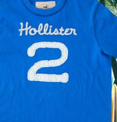 画像2: ホリスター アップリケ&刺繍 半袖 Tシャツ ブルーM/Hollister Short Sleeve T-Shirt Hollister 2 (2)