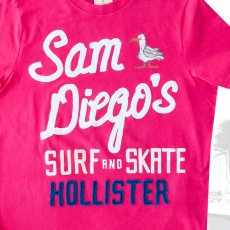 画像2: ホリスター 半袖 Tシャツ ピンクL/Hollister Short Sleeve T-Shirt Sam Diego's SURF AND SKATE HOLLISTER (2)