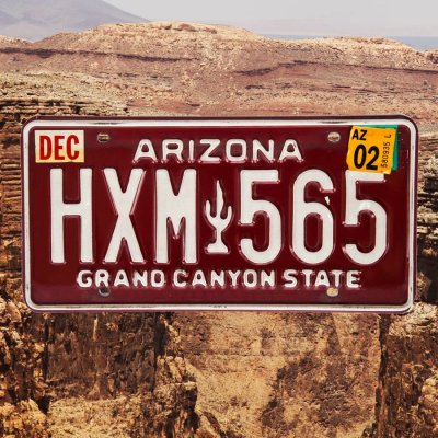 画像1: アメリカ アリゾナ州 ナンバープレート・グランドキャニオンステイト ライセンスプレート/ARIZONA GRAND CANYON STATE License Plate