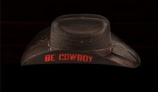 画像3: PBR プロフェッショナル ブルライダース BE COWBOY ストロー カウボーイ ハット（チョコレートブラウン）/PBR Cowboy Hat(Chocolate) (3)