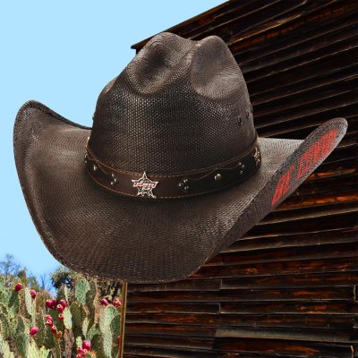 画像2: PBR プロフェッショナル ブルライダース BE COWBOY ストロー カウボーイ ハット（チョコレートブラウン）/PBR Cowboy Hat(Chocolate)