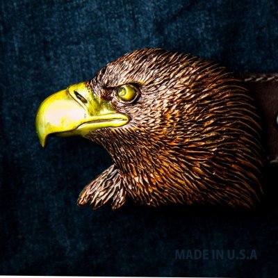画像1: アメリカンイーグル ベルト バックル/American Eagle Belt Buckle