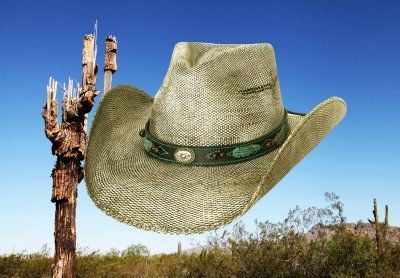 画像1: ブルハイド ウエスタン ストロー カウボーイ ハット ランページ/BULLHIDE Straw Cowboy Hat Rampage
