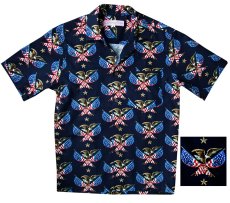 画像2: カリフォルニア トロピック USA キャンプシャツ（アメリカンイーグル）/California Tropic Camp Shirt (2)