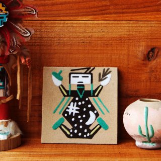 ナバホ インディアン ハンドメイド サンドペイント 砂絵/Americn