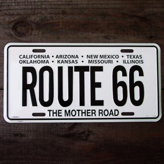 ルート66 ライセンスプレート テキサス/Texas Route 66 License Plate ...