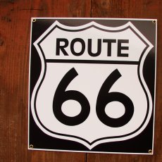 画像1: ルート66 メタルサイン/Route 66 Metal Sign (1)