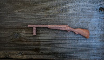 画像2: ウエスタン ウォールデコ ラストアイアン ライフル/Iron Wall Decor (Rust Rifle)