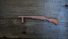 画像2: ウエスタン ウォールデコ ラストアイアン ライフル/Iron Wall Decor (Rust Rifle) (2)