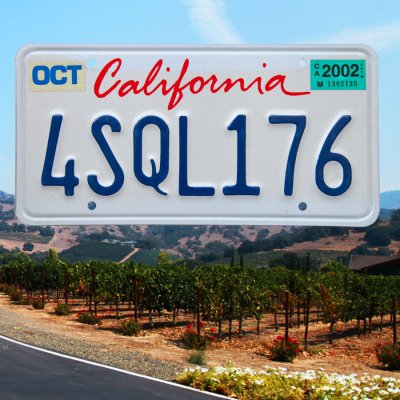 画像1: アメリカ カリフォルニア州 ナンバープレート・カーライセンスプレート/California License Plate