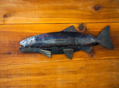 画像1: フィッシュ ウォール アート（50cm)/Fish Wall Decor