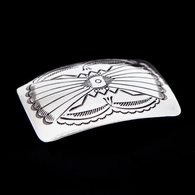 画像2: ナバホ スターリング シルバー ハンドメイド ベルト バックル/Navajo Handmade Belt Buckle