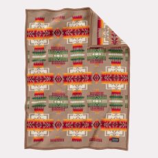 画像1: ペンドルトン チーフジョセフ ムチャチョ ブランケット（タン）/Pendleton Chief Joseph Muchacho Blanket(Tan) (1)