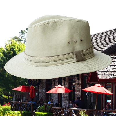 画像1: DPC ドーフマン パシフィック UPF50+ サファリ ハット（カーキ）/Dorfman Pacific Safari Hat(Khaki)