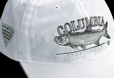 画像2: コロンビア サンプロテクト フィッシュ キャップ（ホワイト）/Columbia Baseball Cap (2)