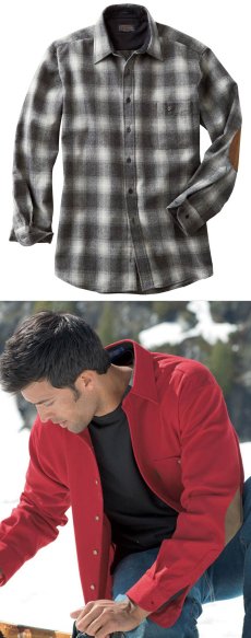 画像6: ペンドルトン ウール シャツ・エルボーパッチ フィッテッド トレイルシャツ ブロンズ・チャコールオンブレM/Pendleton Fitted Trail Shirt (Bronze Charcoal Ombre) (6)