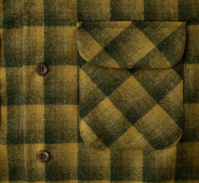 画像2: ペンドルトン ウールシャツ ボードシャツ ブロンズ・チャコールオンブレ S/Pendleton Board Shirt(Bronze Charcoal Ombre)